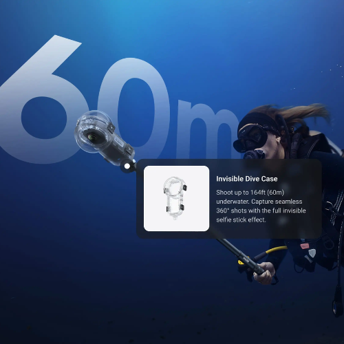 Insta360 X5 Invisible Dive Case
