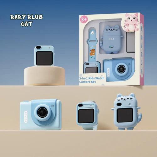 Samurai Y9 - 3 in 1 Kids Watch Camera Set (Dino/Unicorn/Deer/Rabbit/Cat)