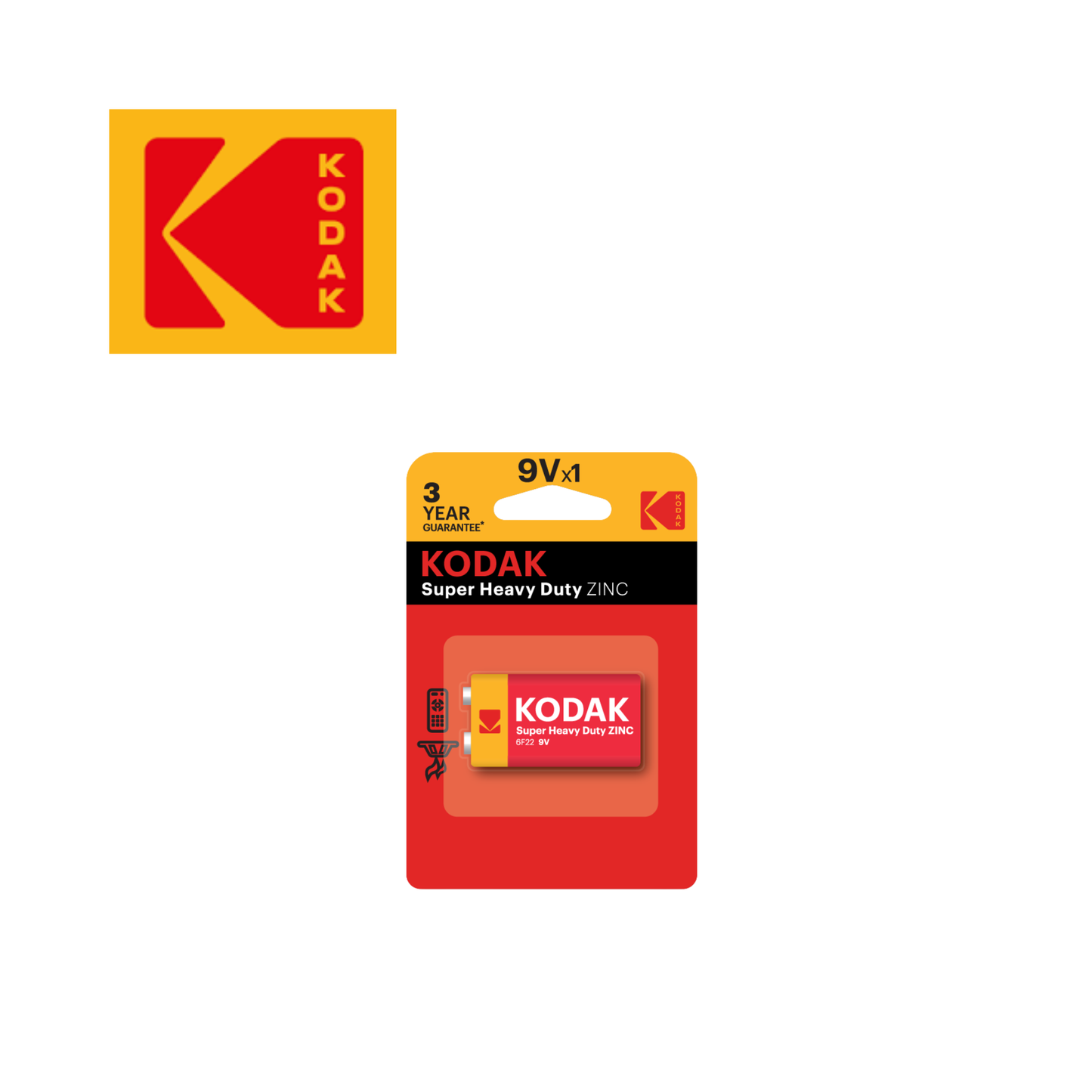 KODAK Batteries - ZINC Super Heavy Duty Batteries