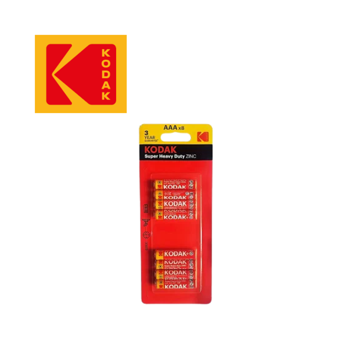 KODAK Batteries - ZINC Super Heavy Duty Batteries