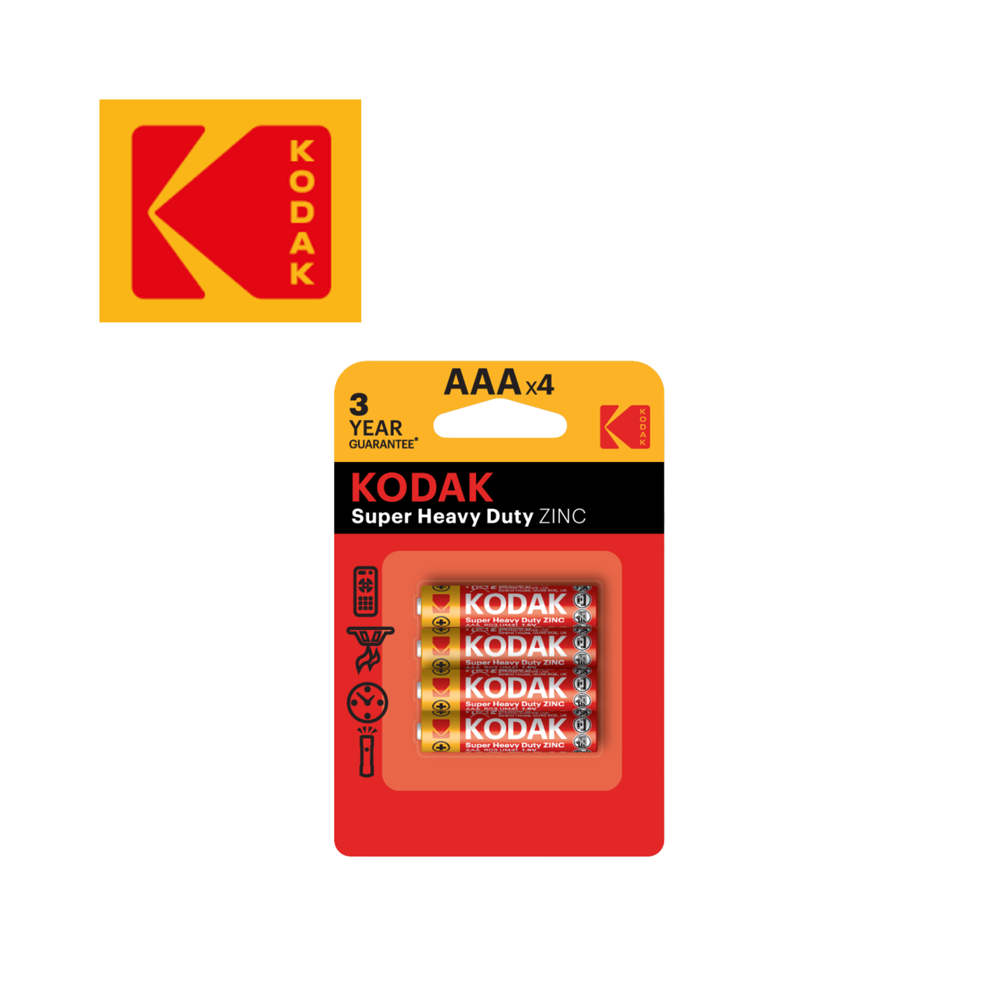 KODAK Batteries - ZINC Super Heavy Duty Batteries