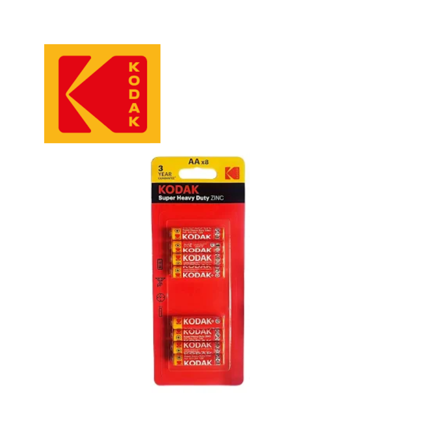 KODAK Batteries - ZINC Super Heavy Duty Batteries