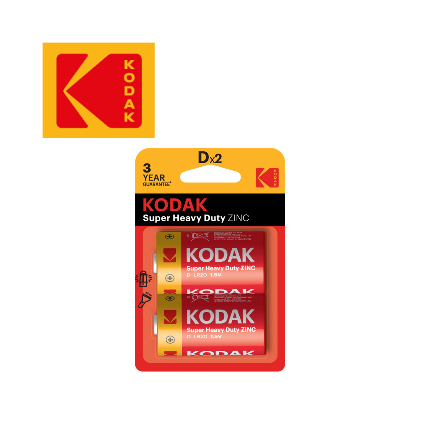 KODAK Batteries - ZINC Super Heavy Duty Batteries