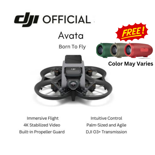 DJI Avata With Build In Propeller Guard 4K Camera Drone FREE Portable Bluetooth Speaker- 1 Year Local DJI Warranty