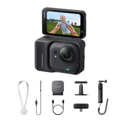 Pre-Order Insta360 GO Ultra - Tiny Hands Free  4K Cam