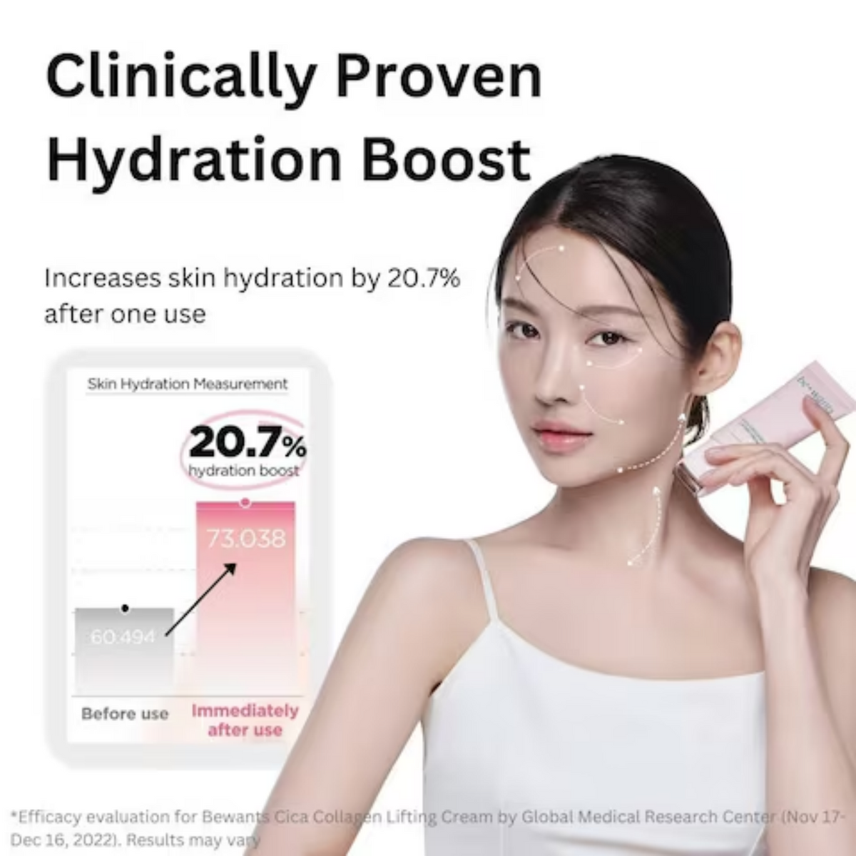 Bewants, Cica Collagen Lifting Cream (50 ml) 1.69 fl oz