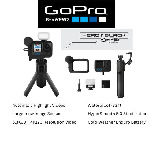 Gopro Hero11 Black Creator Edition FREE MicroSD 128gb - 1 Year Local Warranty