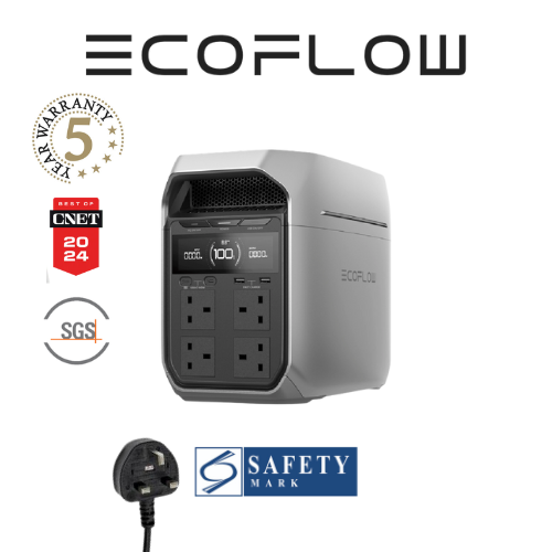 EcoFlow DELTA 3 Plus Portable Power Station - 5 Years Local Manufacturer Warranty