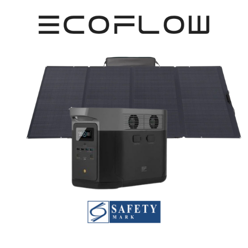 EcoFlow DELTA Max(2000) Portable Power Station + 400W Portable Solar Panel