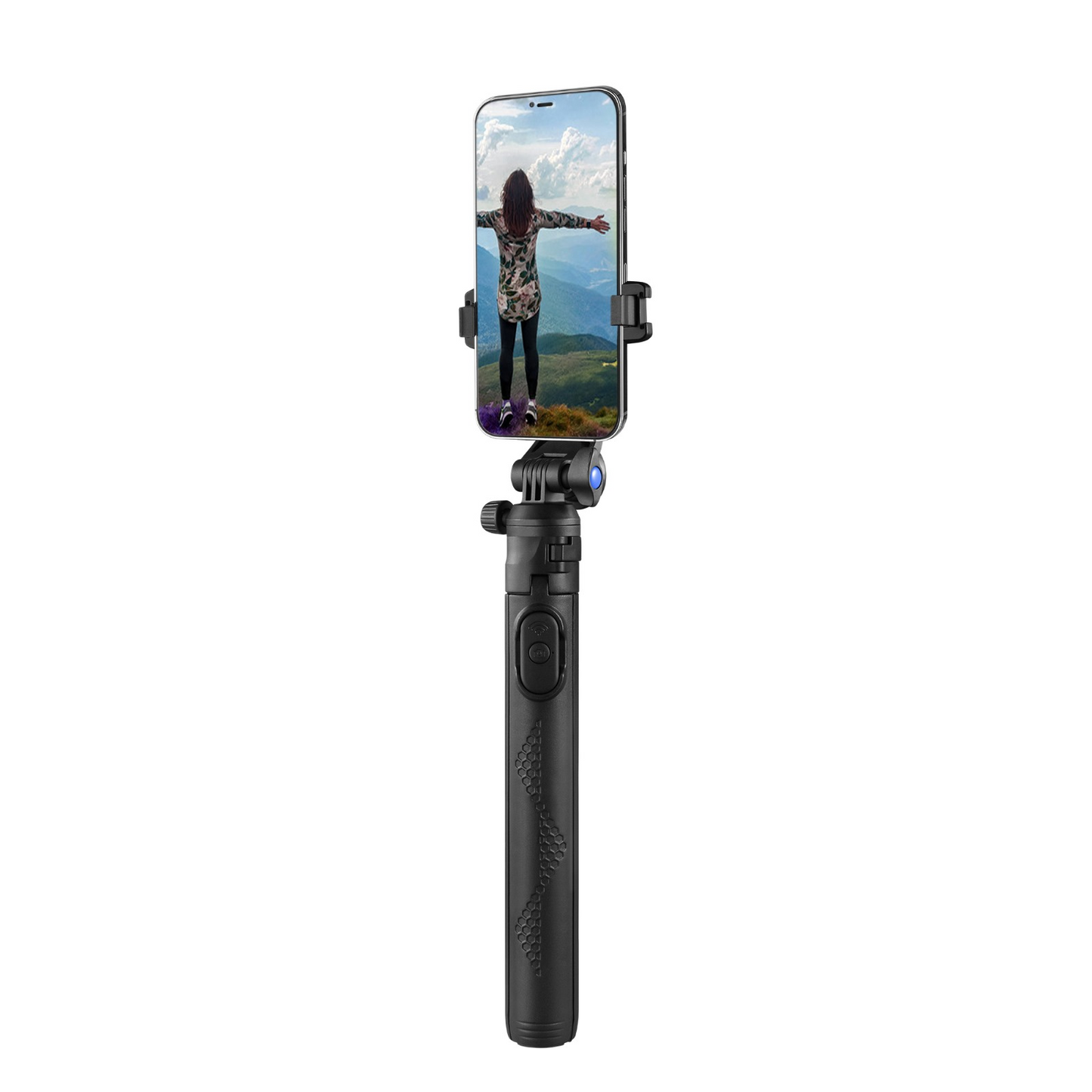 Samurai Tripod Dual Pod Mini Selfie Stand/Pocket-sized Table Tripod with Bluetooth Remote