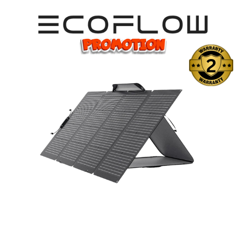 EcoFlow Portable Solar Panel 220W - 2 Years Local Manufacturer Warranty