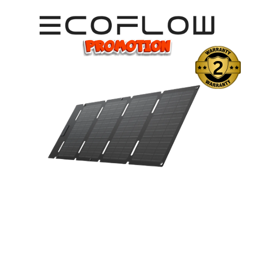 EcoFlow 45W Portable Solar Panel - 2 Years Local Manufacturer Warranty