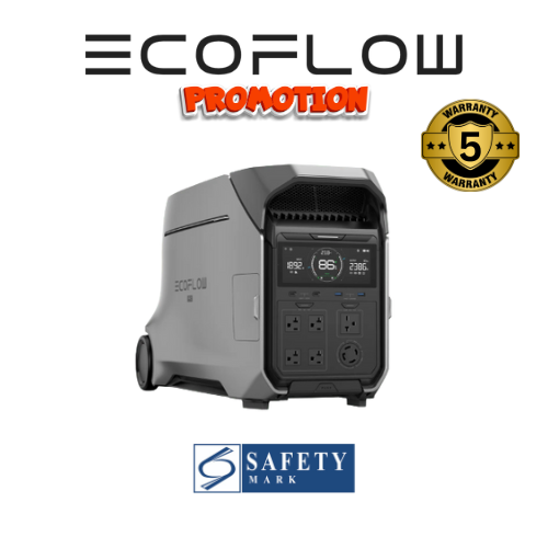 EcoFlow DELTA Pro 3 Portable Power Station / Delta 3 Pro Extra Battery - 5 Years Local Manufacturer Warranty