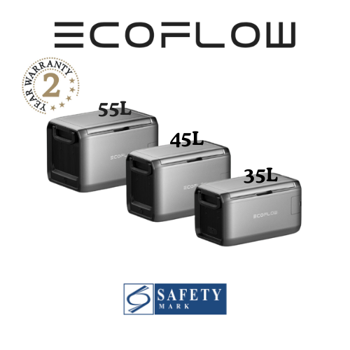 EcoFlow GLACIER Classic Portable Fridge Freezer (35L/45L/55L) - 2 Years Local Manufacturer Warranty