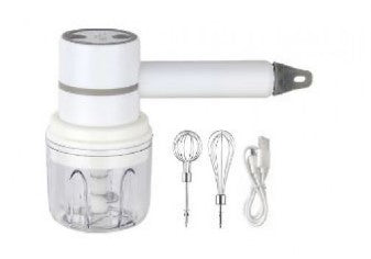 Wireless Handheld Food Blender/Egg Beater/Flour Mixer/USB Rechargeable Compact Lightweight