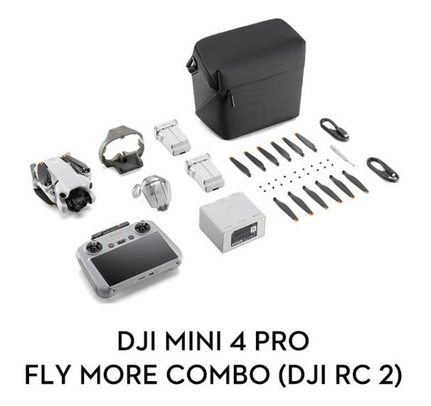 DJI Mini 4 Pro - 4K/60fps HDR True Vertical Shooting/Omnidirectional Obstacle Sensing/ActiveTrack 360°