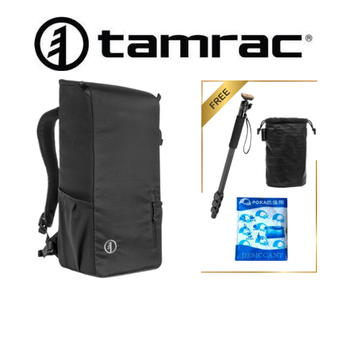 Tamrac Nagano 12L Camera Backpack (T1500-1719) FREE Velbon Monopod + Goblin 5.3 lens pouch + Silica Gel 1 pack
