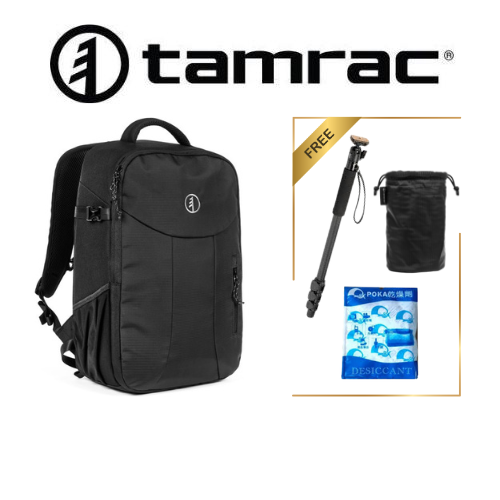 Tamrac Nagano 16L Camera Backpack (T1510-1719) FREE Velbon Monopod + Goblin 5.3 lens pouch + Silica Gel 1 pack