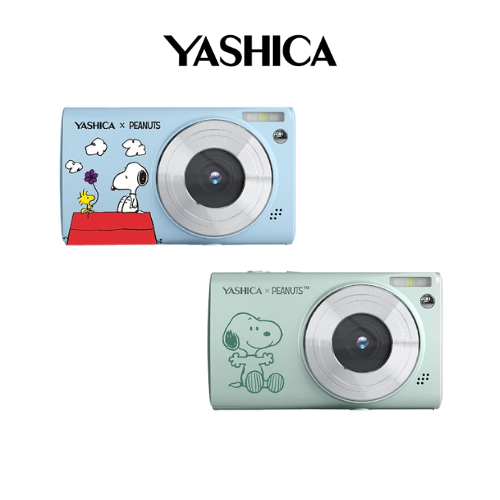 Yashica X Peanuts (Snoopy version) Compact Digital Camera DP-100 (Blue Sky/Sage)