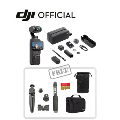 DJI Osmo Pocket 3 Free Memory Card, Tripod and Carry Case