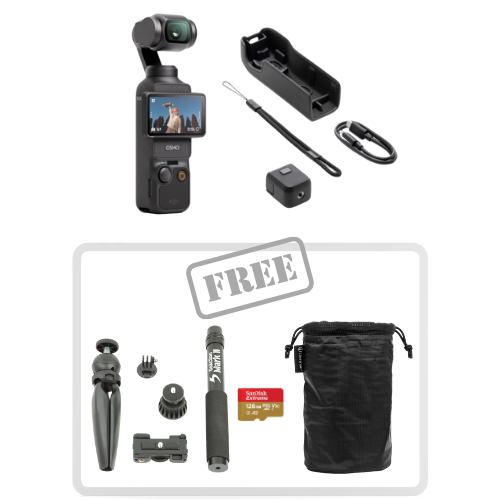 DJI Osmo Pocket 3 Free Memory Card, Tripod and Carry Case