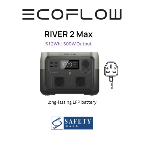 EcoFlow RIVER 2 Max Portable Power Station - 5 Years Local Manufacturer Warranty