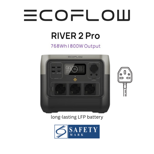 EcoFlow RIVER 2 PRO Portable Power Station - 5 Years Local Manufacturer Warranty