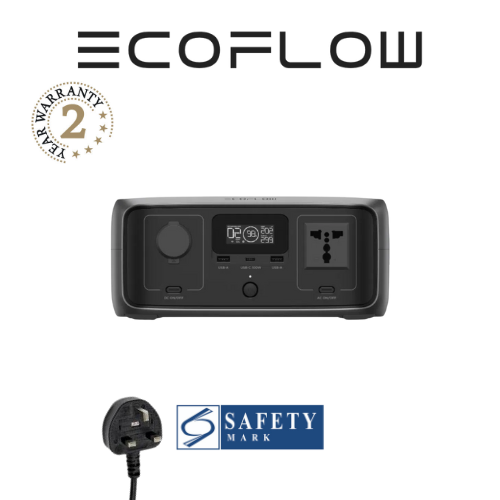 EcoFlow RIVER 3 UPS Portable Power Station - 2 Years Local Manufacturer Warranty