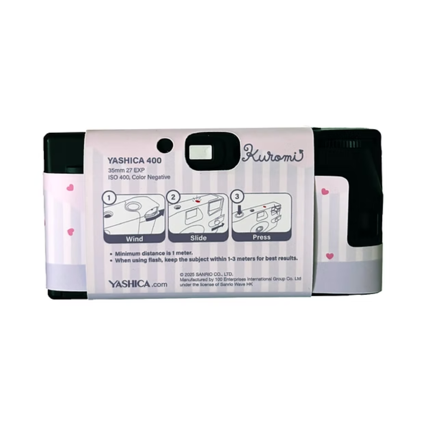 YASHICA Single Use Film Camera(Hello Kitty Playground/ Kuromi Dreamweaver edition)