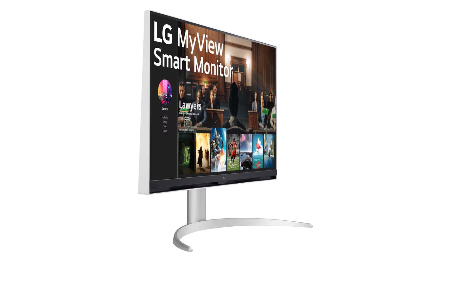 LG UHD 4K 32" Smart Monitor (32SQ730S-W)