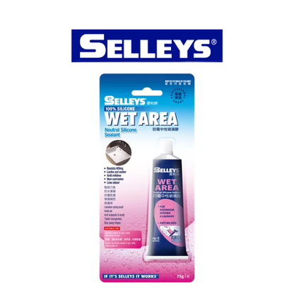 SELLEYS Wet Area Silicone Sealant