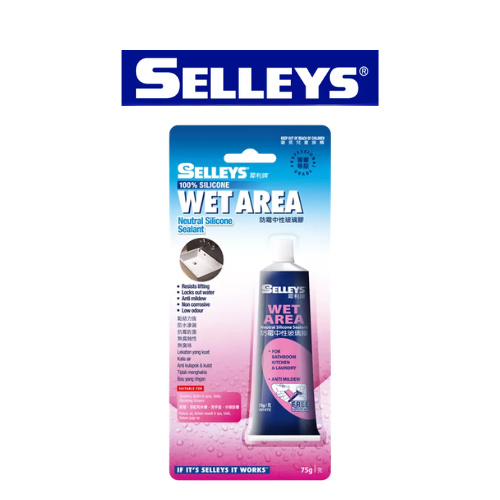 SELLEYS Wet Area Silicone Sealant