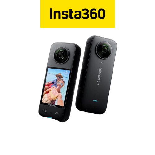 Insta360 X3 action 360 camera with/without 114cm Invisible Selfie Stick