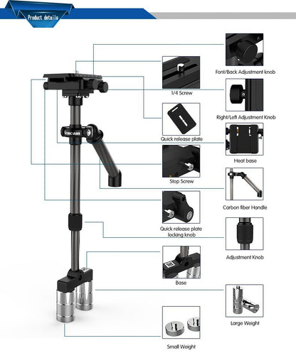 Samurai Camera Stabilizer Cobra (FC001) - 1 Year Local Manufacturer Warranty