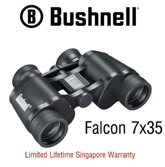 Bushnell Binoculars with Case Falcon 7x35 (133410) - Limited Lifetime Warranty