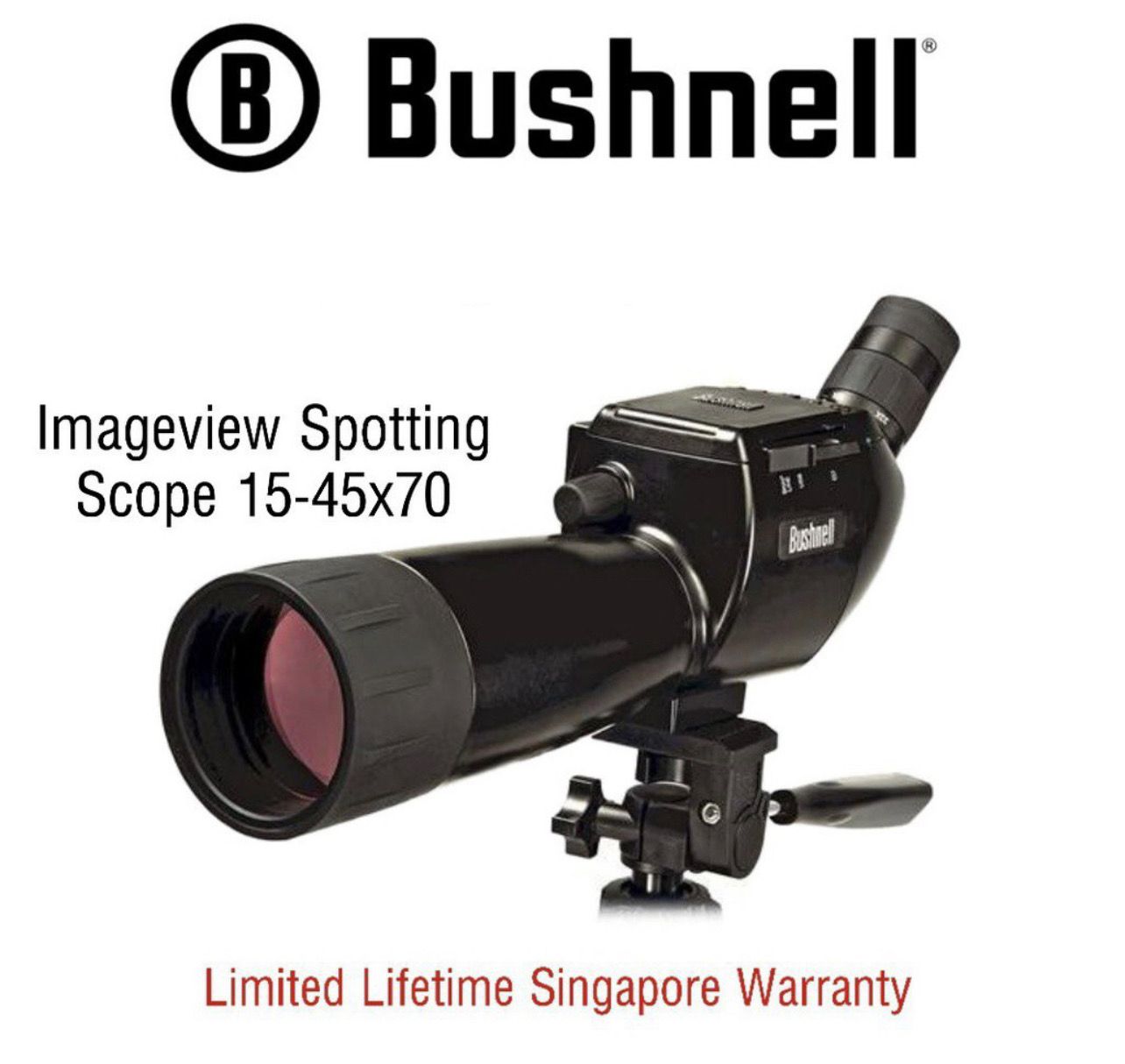 Bushnell Spotting Scope Imageview - 15-45x70 (111545) - Limited Lifetime Warranty