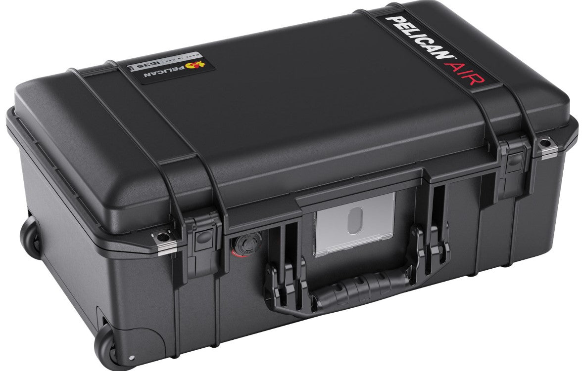 Pelican 1535 Air Case With Padded Divider (1535AirWD,WL/WD,PB,Black) - Limited Lifetime Local Warranty