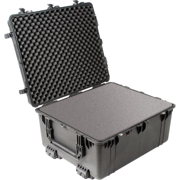 Pelican 1690 Black Protector Transport Case with Foam-Limited Lifetime Local Warranty