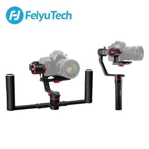 FeiyuTech A2000 With Dual Handle Bar (3-Axis Stabilizer Gimbal for DSLR and Mirrorless Cameras)-1 Year Local Warranty