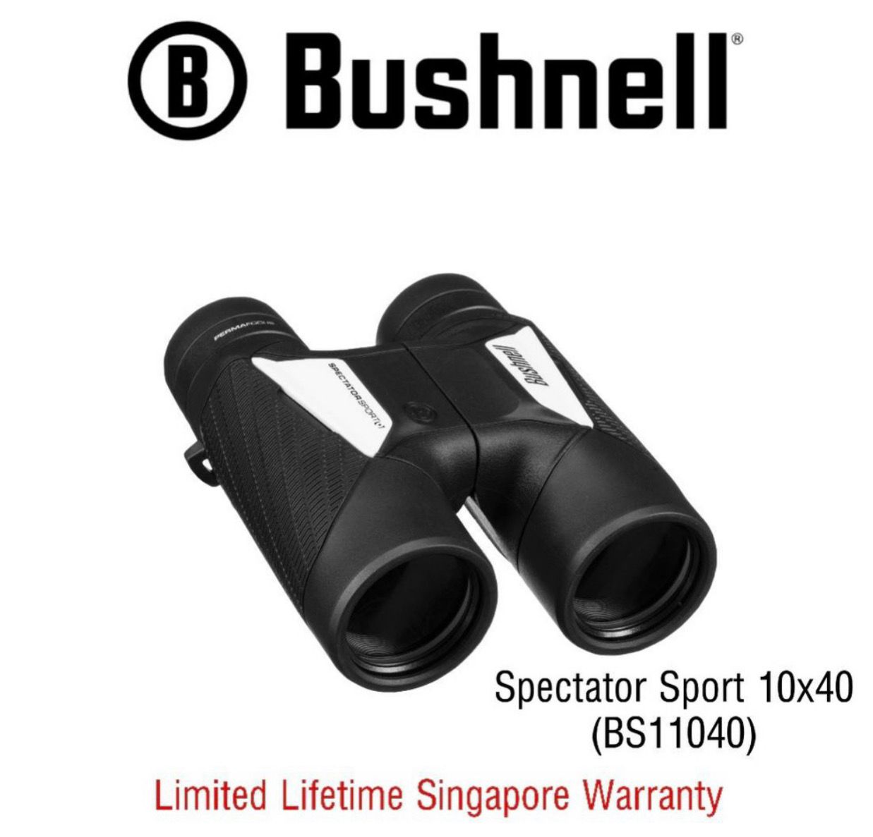 Bushnell Binoculars Spectator Sport 10x40 (BS11040) - Limited Lifetime Warranty