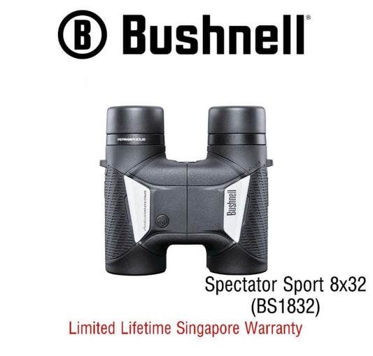 Bushnell Binoculars Spectator Sport 8x32 (BS1832) - Limited Lifetime Warranty