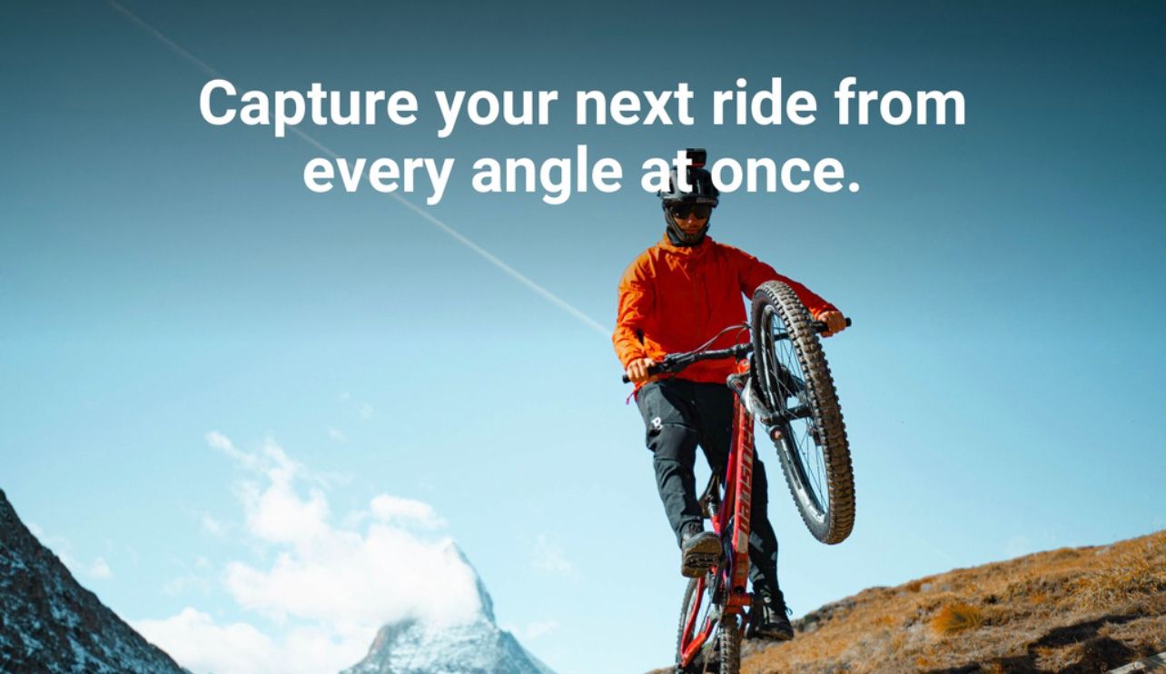 Insta360 One RS Twin Edition-Bike Bundle(FREE Invisible Selfie Stick & Sandisk 128GB microSD Card) - 1 Year Local Manufacturer Warranty
