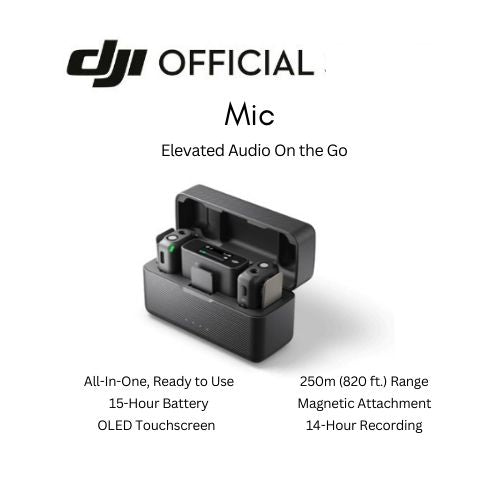 DJI Mic - 1 Year Local DJI Warranty