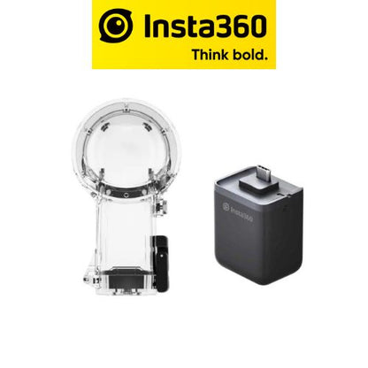 Insta360 ONE R/RS Dive Case - For 360 Lens Dive Case + Vertical Battery Base