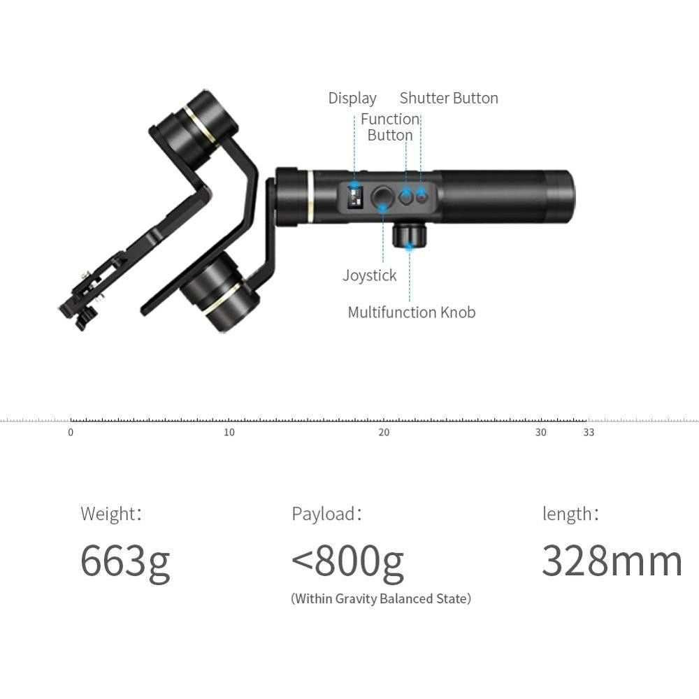 FeiyuTech G6 Max 3-Axis 4-in-1 Handheld Gimbal Stabilizer with Tripod - 1 Year Warranty