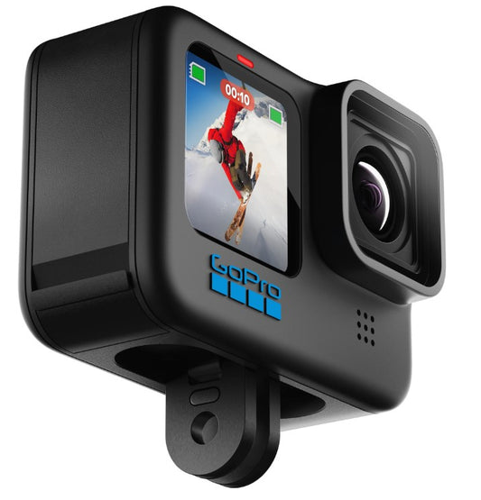 GoPro Hero10 Black With 3-Way Arm, Lanyard And 128GB Card - 1 Year Local Warranty