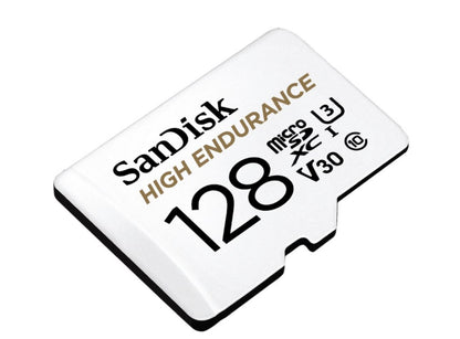 SanDisk High Endurance Video Monitoring microSDXC Cards for CCTV Dashcam IPcam Class 10 4K U3 V30 (SDSQQNR)