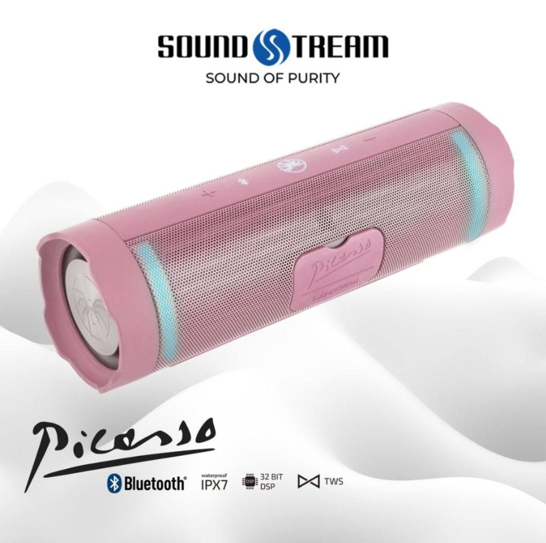 Soundstream (USA) PICASSO (IPX7 waterproof/portable/Bluetooth/Speaker/High fidelity) - 1 Year Warranty