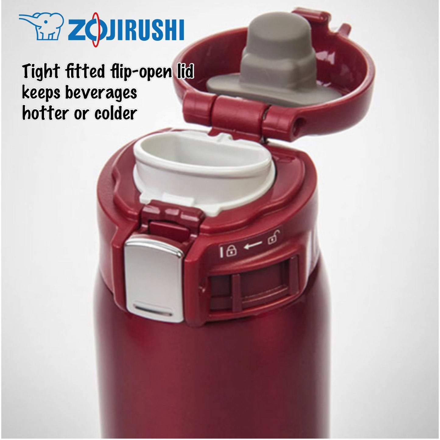 Zojirushi Stainless Metal SM-SD60 (FREE Tamrac Water Bottle Holder)