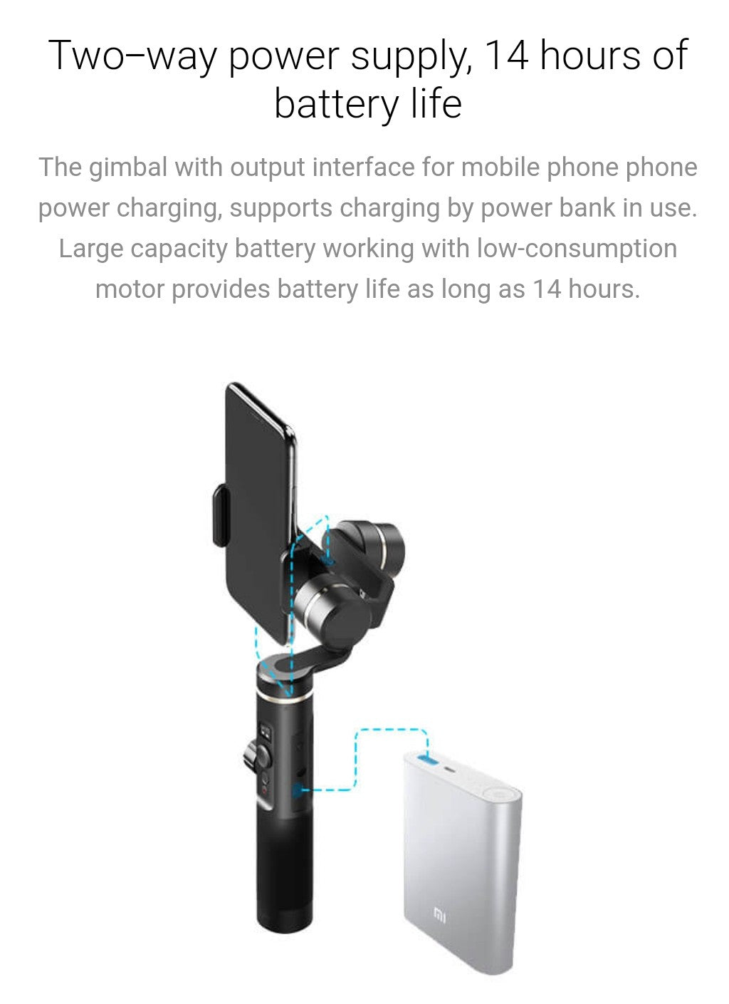 FeiyuTech SPG2 FREE Extension Pole (Smartphone Gimbal Stabilizer) - 1 Year Local Warranty